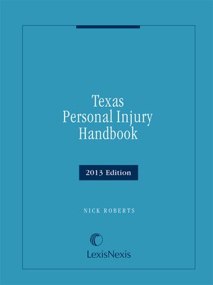 cover image of Texas Personal Injury Handbook